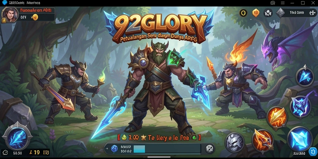 Tangkapan layar gameplay <strong>92GLORY</strong> menampilkan aksi seru dan grafis menawan.