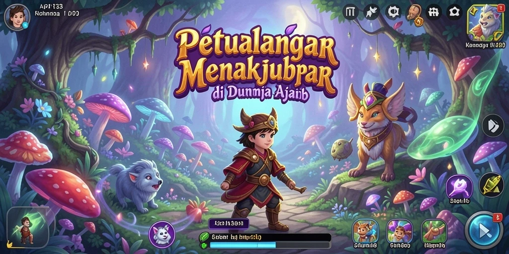 Screenshot utama API33 menunjukkan petualangan seru dan grafis menakjubkan.
