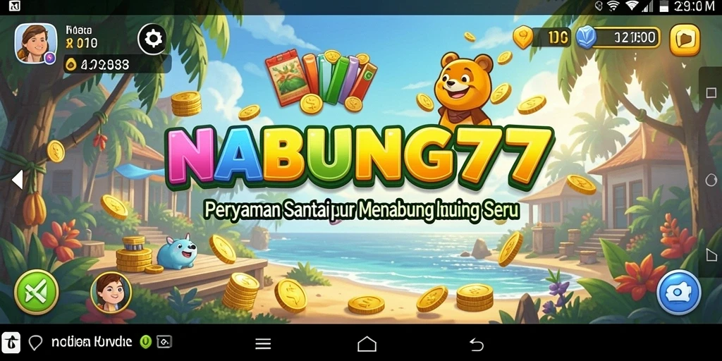 Tampilan gameplay NABUNG77 yang seru dan interaktif.