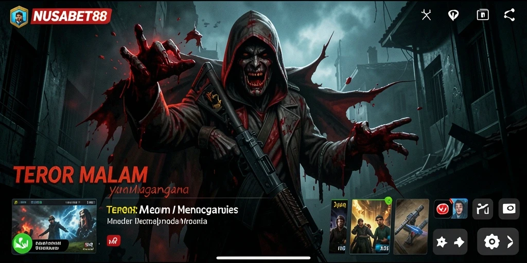 Screenshot gameplay NUSABET88 yang menakutkan dan mendebarkan.