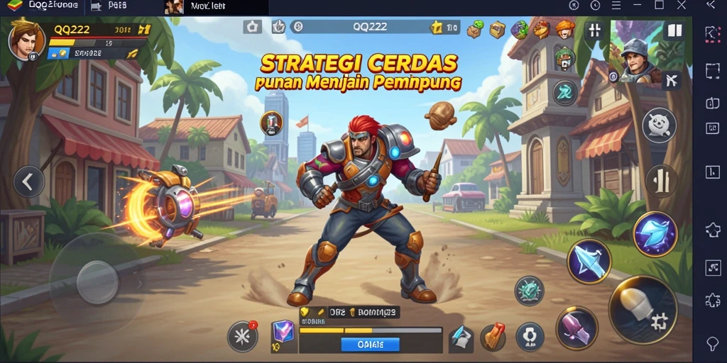 Tampilan gameplay dari QQ222 yang mendebarkan dan penuh strategi.