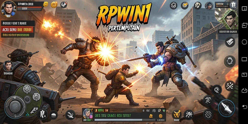 Gambaran gameplay menarik dari RPWIN1 yang penuh aksi.