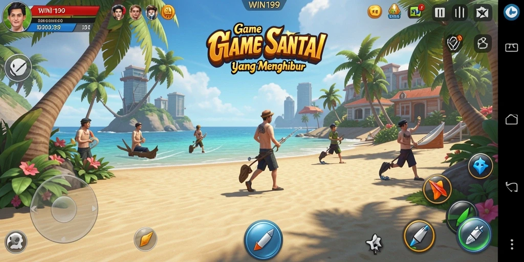 Tampilan gameplay <strong>WIN199</strong> yang penuh warna dan menarik.